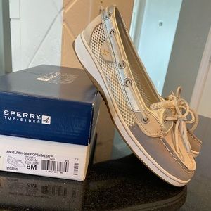 Angelfish Grey Open Mesh Sperry Top-Sider
